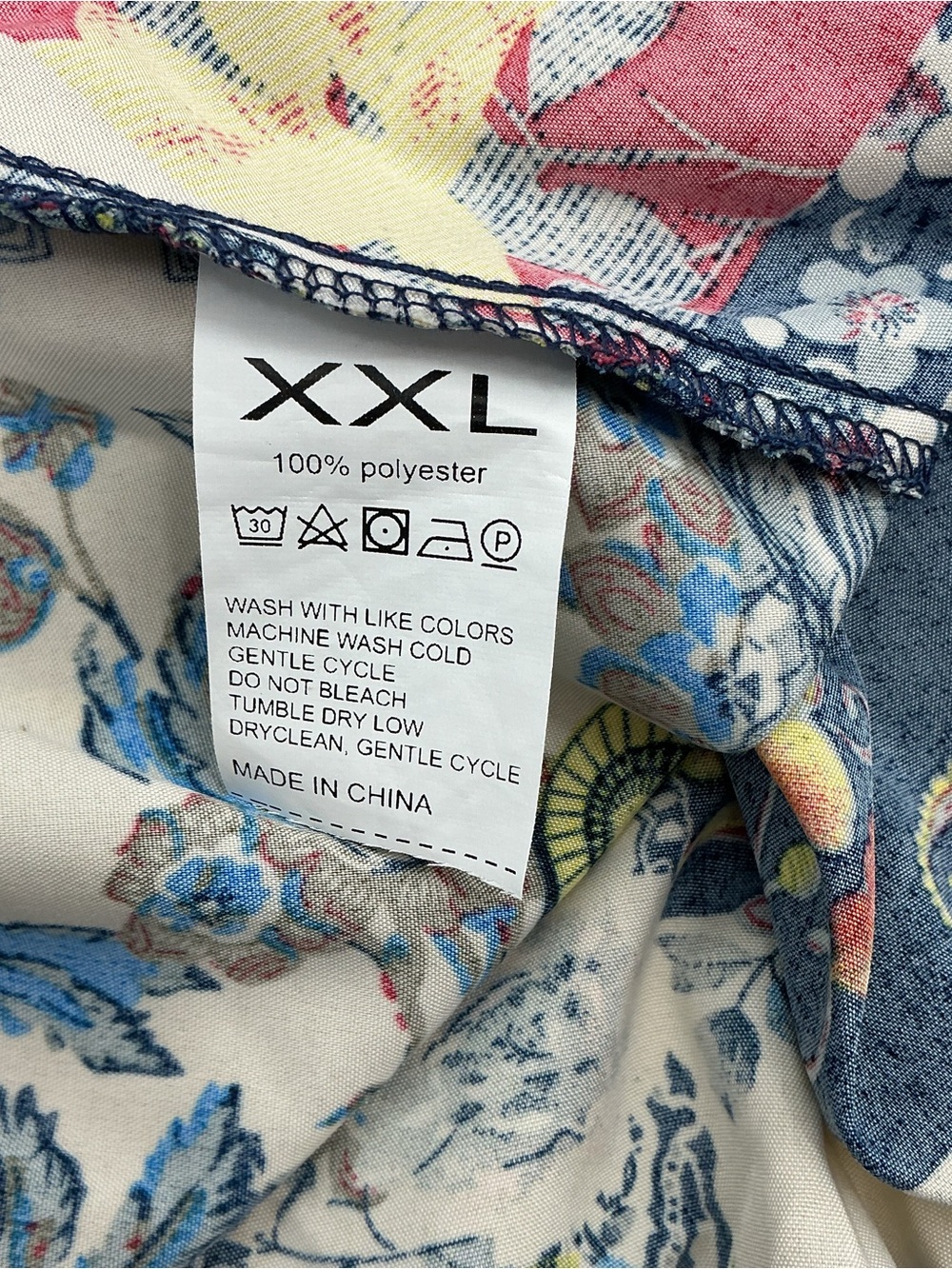Patchwork Floral Print Maxi Skirt - Picture 12 of 12